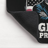 Wahl 2024 Funny Vote Sasquatch USA Mousepad (Ecke)