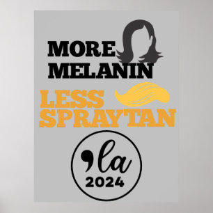 Wahl 2024 Kamala Harris Funny Anti trump Poster