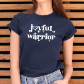 Wahl 2024 Kamala Joyful Warrior USA Herz Flag Tri-Blend Shirt