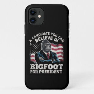 Wahl 2024 Lustige Stimme Sasquatch USA Case-Mate iPhone Hülle