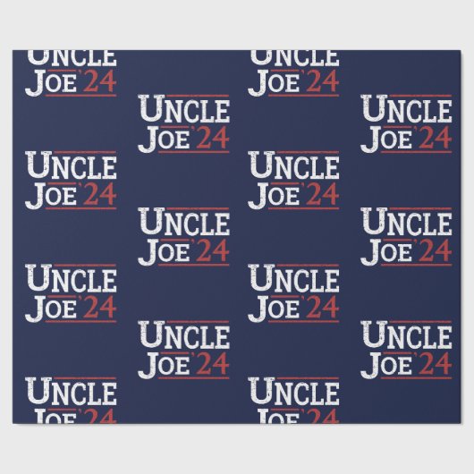 Wahl 2024 - Onkel Joe I Geschenkpapier (Saum)