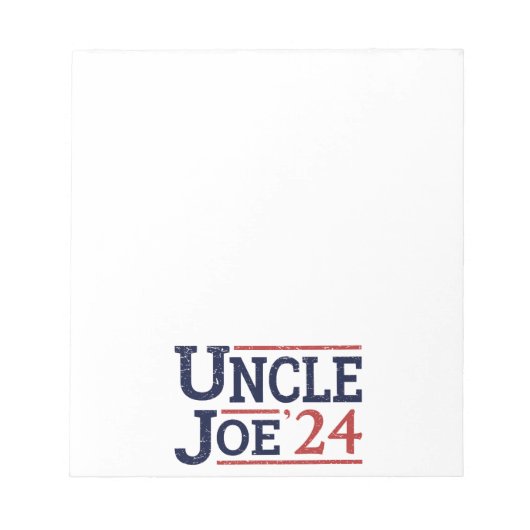 Wahl 2024 - Onkel Joe I Notizblock (Vorderseite)