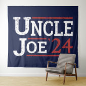 Wahl 2024 - Onkel Joe I Wandteppich (Beispiel (Horizontal))
