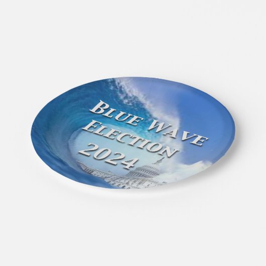 Wahl 2024 pappteller (Schrägansicht)