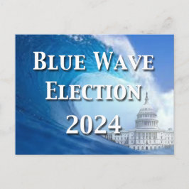 Wahl 2024 postkarte