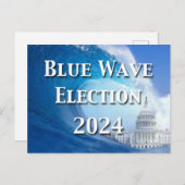 Wahl 2024 postkarte (Vorne/Hinten)