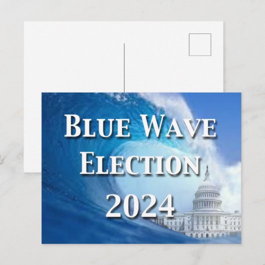 Wahl 2024 postkarte (Vorne/Hinten)