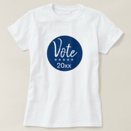 Wahl 2024 Wahl Fünf Sterne Blau Nichtparteiisch T-Shirt