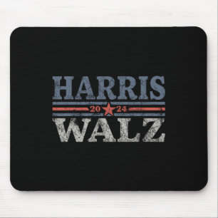 Wahl 2024 Wahl Kamala Harris Tim Waltz 2024 4 Mousepad