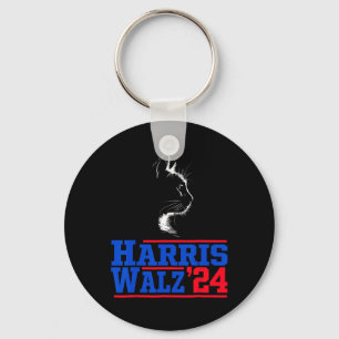 Wahl 2024 Wahl Kamala Harris Tim Waltz 2024 4 Schlüsselanhänger