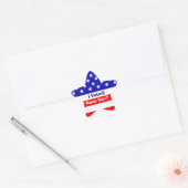 Wahl American Flag Star Sticker (Umschlag)