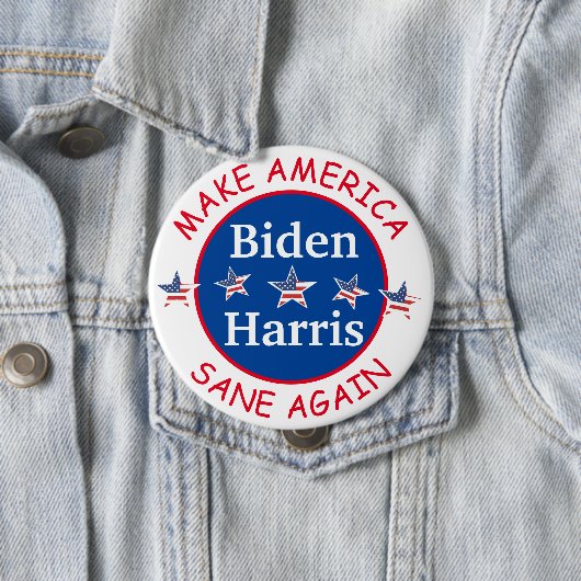 Wahl Biden und Harris American Flag 2020 Button (Beispiel)
