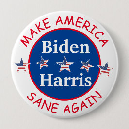 Wahl Biden und Harris American Flag 2020 Button