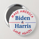 Wahl Biden und Harris American Flag 2020 Button (Vorne & Hinten)
