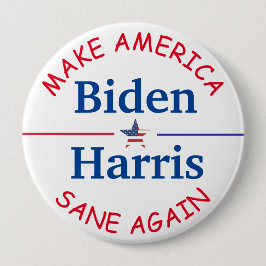 Wahl Biden und Harris American Flag 2020 Button