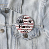Wahl Biden und Harris American Flag 2020 Button (Beispiel)