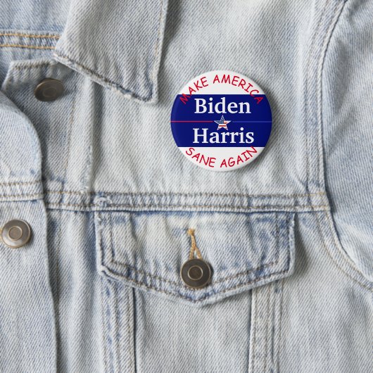 Wahl Biden und Harris American Flag 2020 Button (Beispiel)