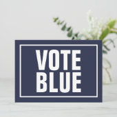 Wahl Blue 2024 USA Einladung (Stehend Vorderseite)