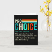 Wahl Definition Frauenrechte Retro Vi Karte (Gelbe Blume)