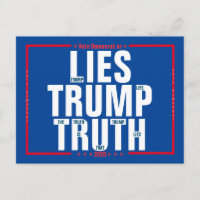 Wahl Demokrat oder Lüge Trump Truth Truth 2020 Wah