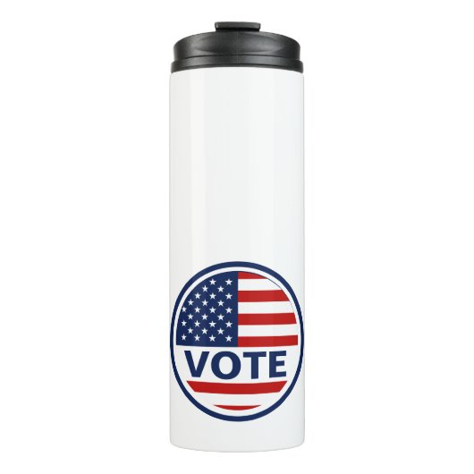 Wahl der amerikanischen Flagge 2024 Thermosbecher (Vorderseite)