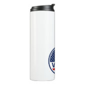 Wahl der amerikanischen Flagge 2024 Thermosbecher (Nach links gedreht)