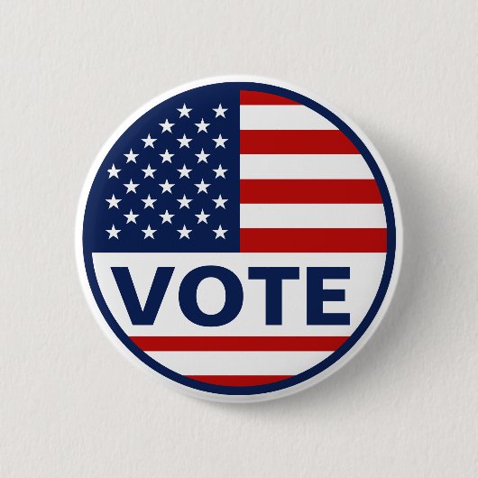 Wahl der Präsidentschaftswahlen unter amerikanisch Button (Vorderseite)