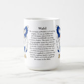Wahl, der Ursprung, die Bedeutung und das Wappen Kaffeetasse (Mittel)