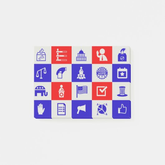 Wahl der USA Post-it Klebezettel (Vorderseite)