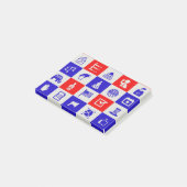 Wahl der USA Post-it Klebezettel (angewinkelt)