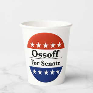 Wahl des georgischen Senators Jon Ossoff im Jahr 2 Pappbecher