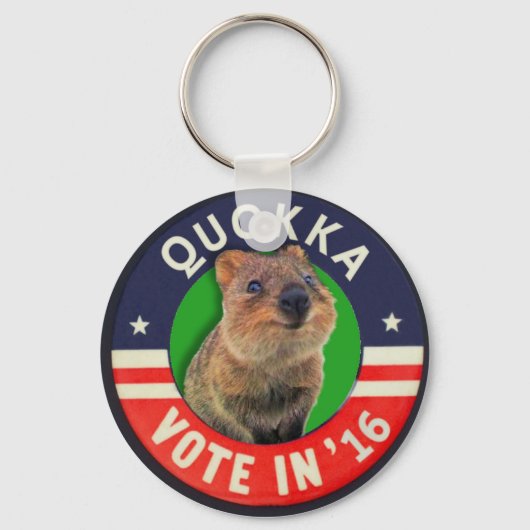 Wahl des Quokka-Präsidenten 2016 Schlüsselanhänger (Vorderseite)