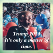 Wahl Donald Trump 2024 Fensteraufkleber (Blatt 3)