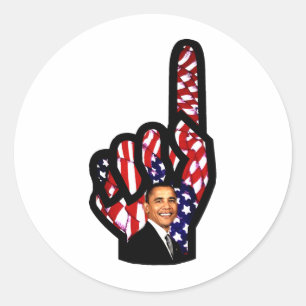 Wahl für Barack Obama 2012,Neuwahl Obama_ Runder Aufkleber