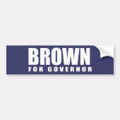 Wahl-Gang JERRY BROWN Autoaufkleber (Vorne)