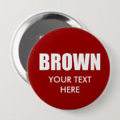 Wahl-Gang JERRY BROWN Button (Vorne & Hinten)