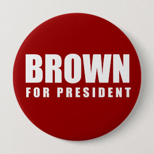 Wahl-Gang JERRY BROWN Button