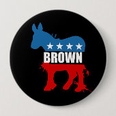 Wahl-Gang JERRY BROWN Button (Vorderseite)