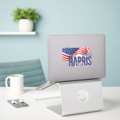 Wahl Harris 2024 Auto Aufkleber (Laptop auf Schreibtisch)