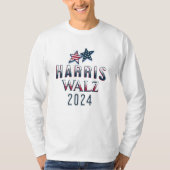Wahl Harris und Walz 2024 T-Shirt (Vorderseite)