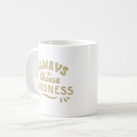 WAHL IMMER KINDNESS KAFFEETASSE (Vorderseite Links)