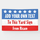 Wahl in den USA individuell anpassbar Banner (Horizontal)