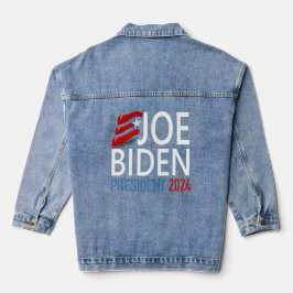 Wahl Joe Biden Präsident 2024 Jeansjacke
