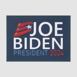 Wahl Joe Biden Präsident 2024 Seidenpapier