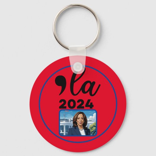 Wahl Kamala Harris 2024 Funny Anti Trump Schlüsselanhänger (Vorderseite)