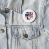 Wahl Kamala Harris 2024 Pitbull Dog Usa F Button (Beispiel)