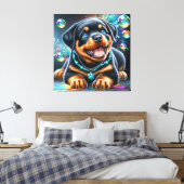 Wähl mich leinwanddruck (Insitu (Schlafzimmer))