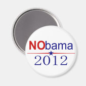 Wahl NObama 2012 Magnet (Vorderseite/Rückseite)