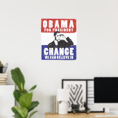 WAHL OBAMA 2008 POSTER (Heimbüro)