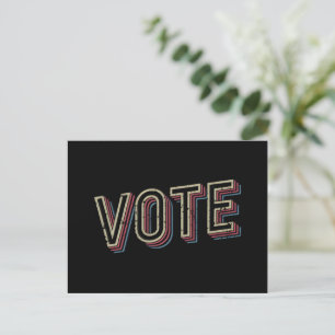 Wahl Pro Wahl Präsidentin Wahlfeminist Postkarte
